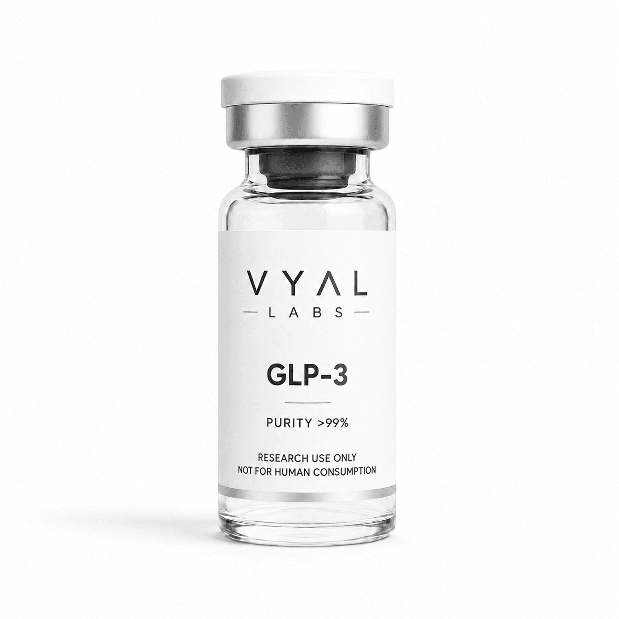 GLP-3 vial and packaging